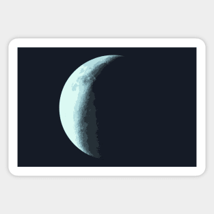 Abstract Moon Sticker